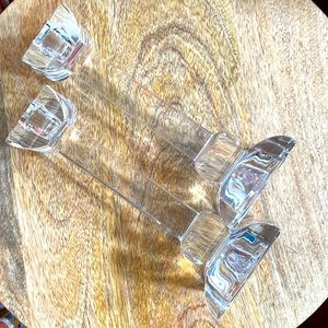 Villeroy & Boch crystal candlesticks